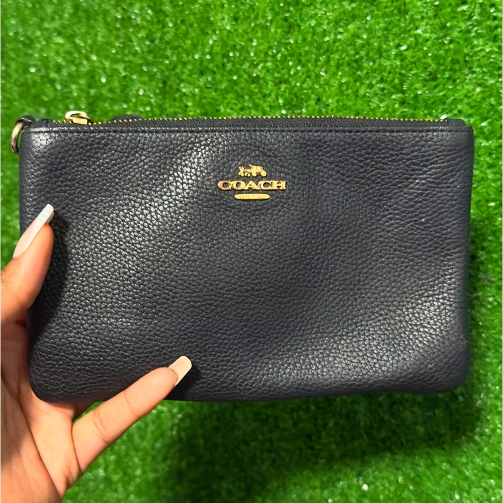 Coach Mini Wallet Pouch Black